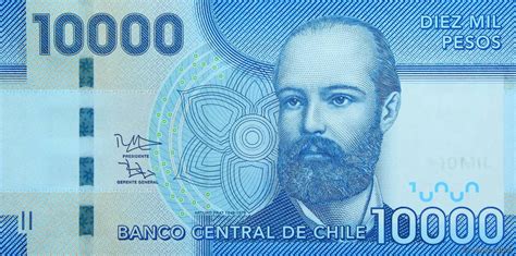 billete 10000 pesos chilenos